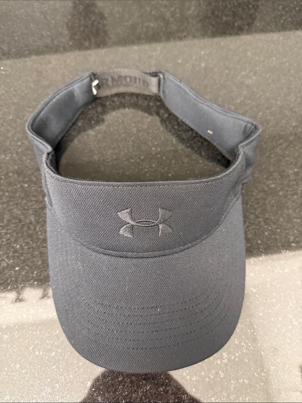 🧢Under Armour Black Embroidered Visor - Picture 2 of 4